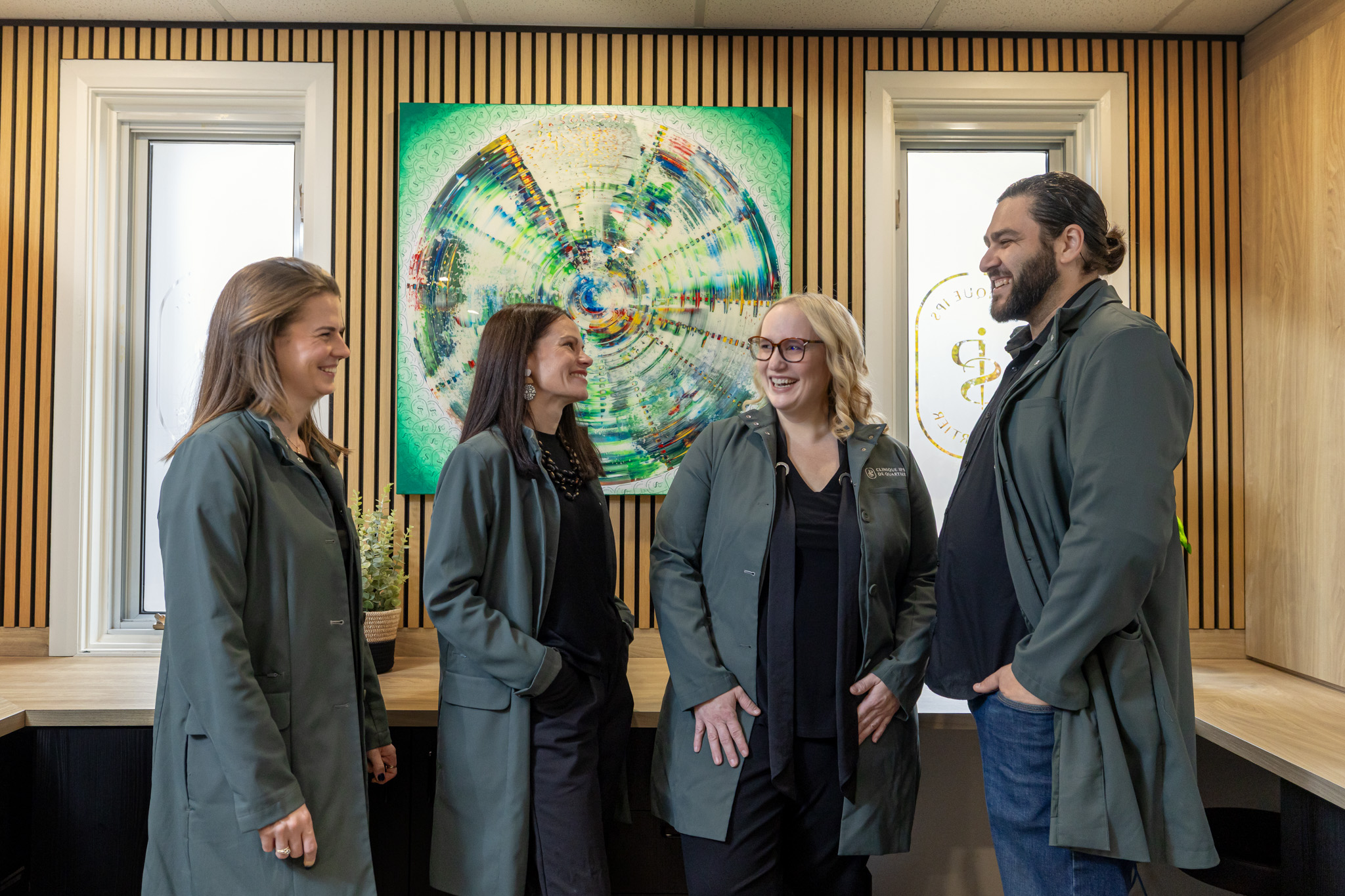 Les employés de la clinique médicale privée